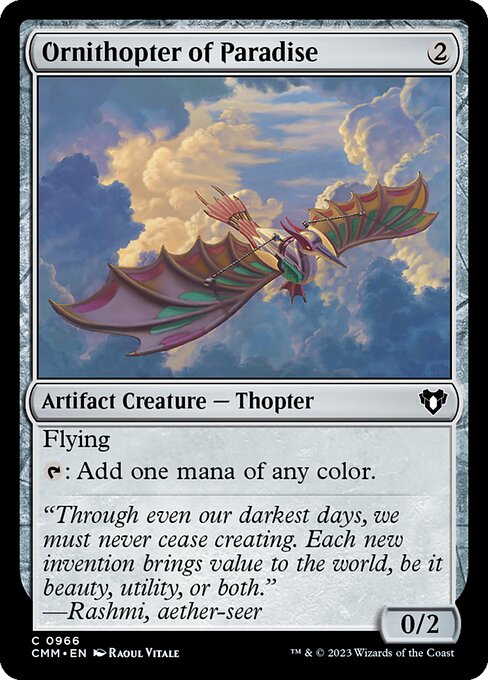 Ornithopter of Paradise - Commander Masters