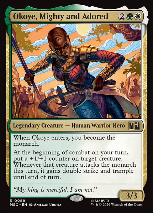 Okoye, Mighty and Adored - Marvel Super Heroes Commander