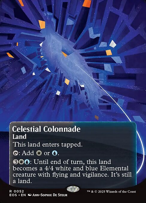 Celestial Colonnade - Edge of Eternities: Stellar Sights - Borderless