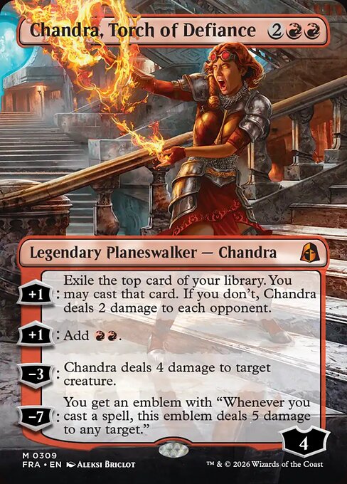 Chandra, Torch of Defiance - Reality Fracture - Borderless