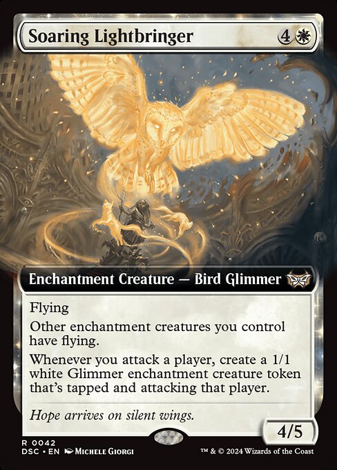 Soaring Lightbringer - Duskmourn: House of Horror Commander - Extended Art