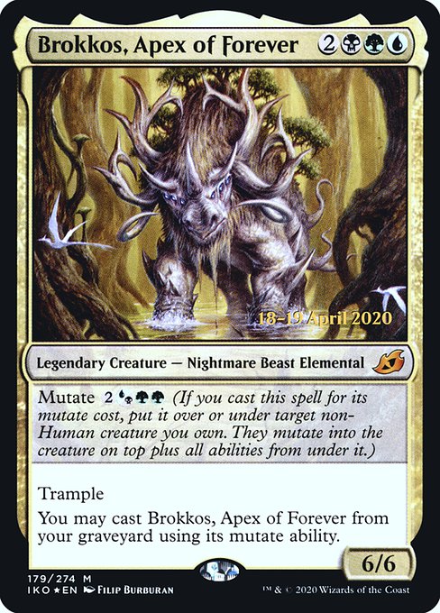 Brokkos, Apex of Forever - Ikoria: Lair of Behemoths Promos - Promo Foil