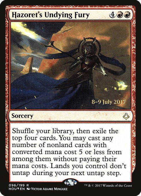 Hazoret's Undying Fury - Hour of Devastation Promos - Promo Foil