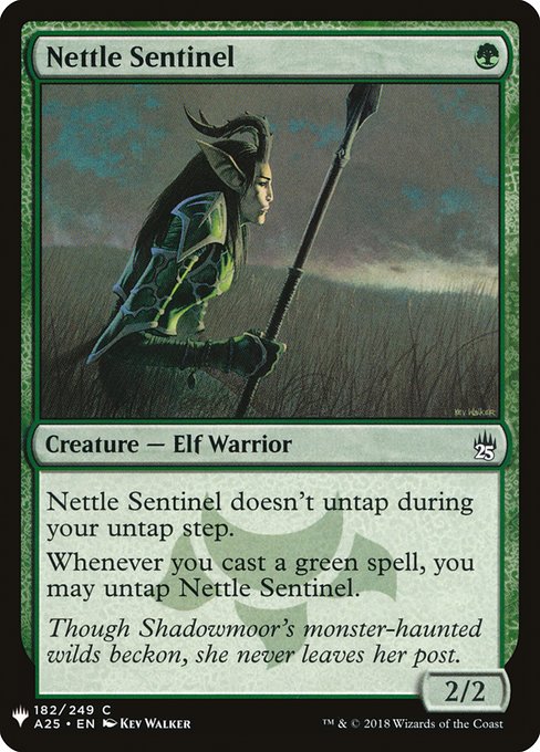 Nettle Sentinel - The List