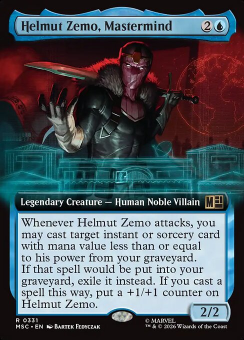Helmut Zemo, Mastermind - Marvel Super Heroes Commander - Extended Art