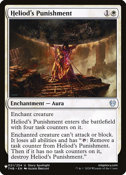 Heliod's Punishment - The List