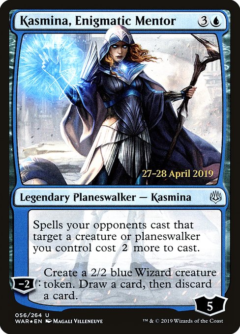 Kasmina, Enigmatic Mentor - War of the Spark Promos