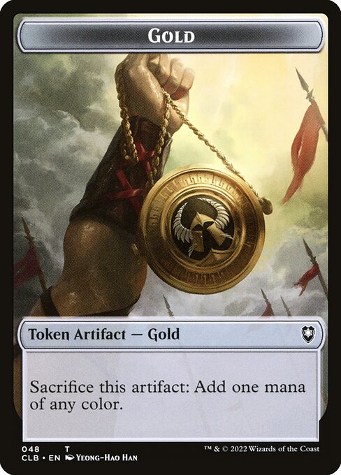 Gold - Commander Legends: Battle for Baldur's Gate Tokens