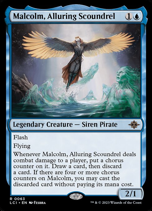 Malcolm, Alluring Scoundrel - The Lost Caverns of Ixalan