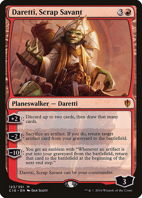 Daretti, Scrap Savant - Commander 2016