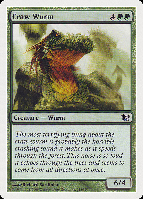 Craw Wurm - Ninth Edition