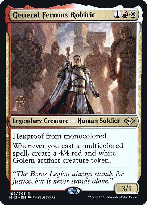 General Ferrous Rokiric - Modern Horizons 2 Promos - Promo Foil