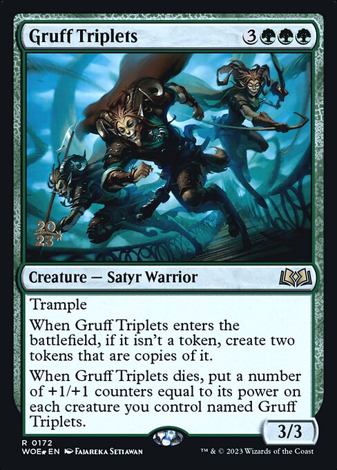 Gruff Triplets - Wilds of Eldraine Promos