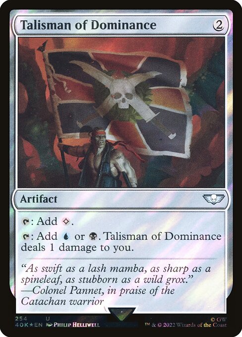 Talisman of Dominance - Warhammer 40,000 Commander - Surge Foil