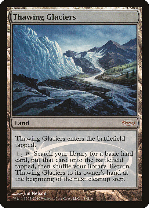 Thawing Glaciers - Judge Gift Cards 2010 - Promo Foil