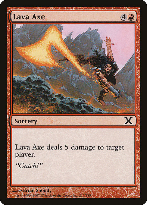 Lava Axe - Tenth Edition