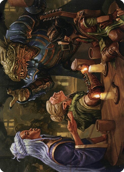 You Meet in a Tavern - Adventures in the Forgotten Realms Art Series - Borderless