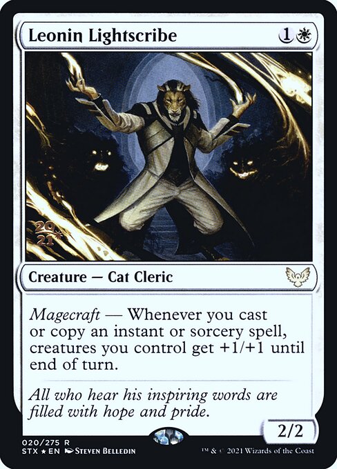 Leonin Lightscribe - Strixhaven: School of Mages Promos - Promo Foil