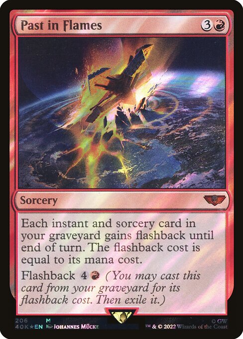 Past in Flames - Warhammer 40,000 Commander - Surge Foil