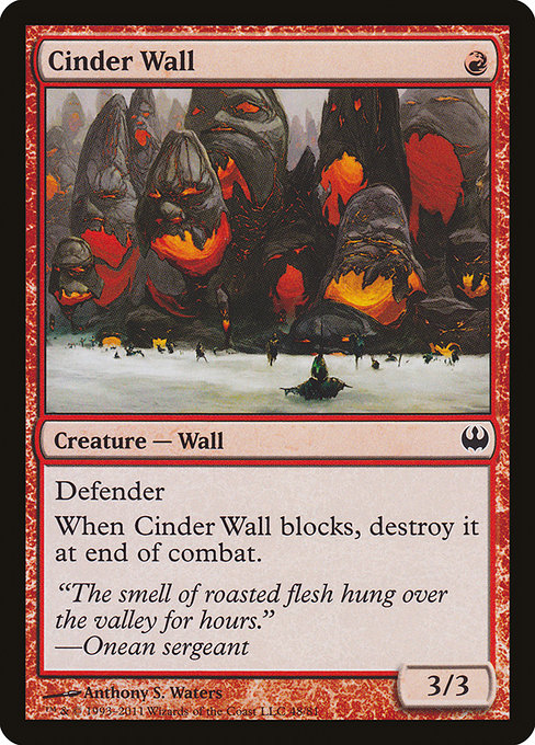 Cinder Wall - Duel Decks: Knights vs. Dragons