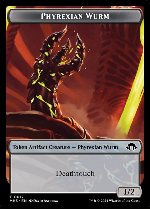 Phyrexian Wurm - Modern Horizons 3 Tokens