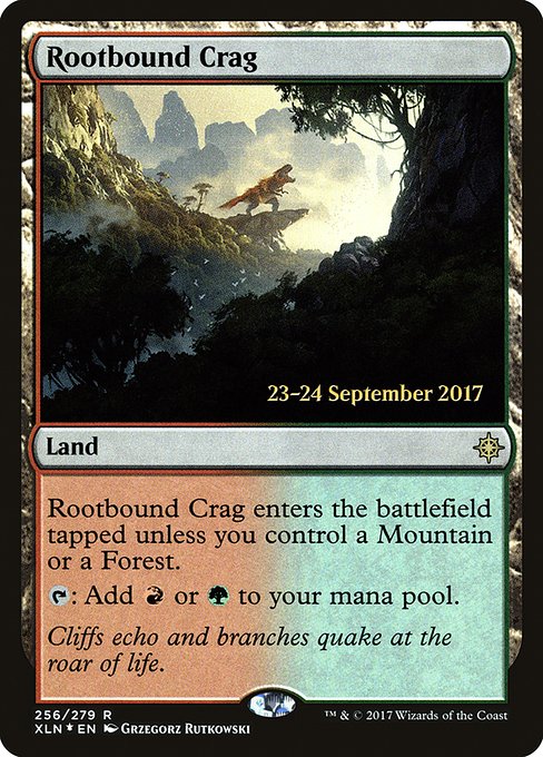 Rootbound Crag - Ixalan Promos - Promo Foil