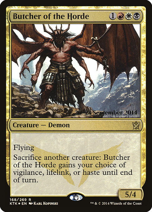 Butcher of the Horde - Khans of Tarkir Promos - Promo Foil