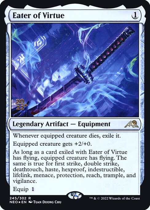 Eater of Virtue - Kamigawa: Neon Dynasty Promos - Promo Foil