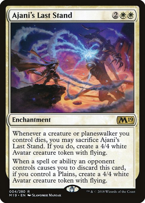 Ajani's Last Stand - Core Set 2019