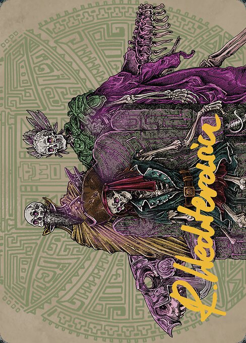 Throne of the Grim Captain - The Lost Caverns of Ixalan Art Series - Borderless