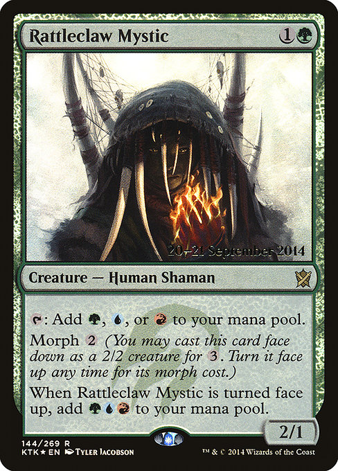 Rattleclaw Mystic - Khans of Tarkir Promos - Promo Foil