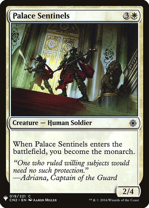 Palace Sentinels - The List