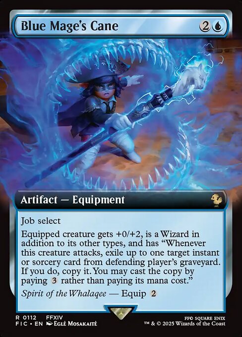 Blue Mage's Cane - Final Fantasy Commander - Extended Art