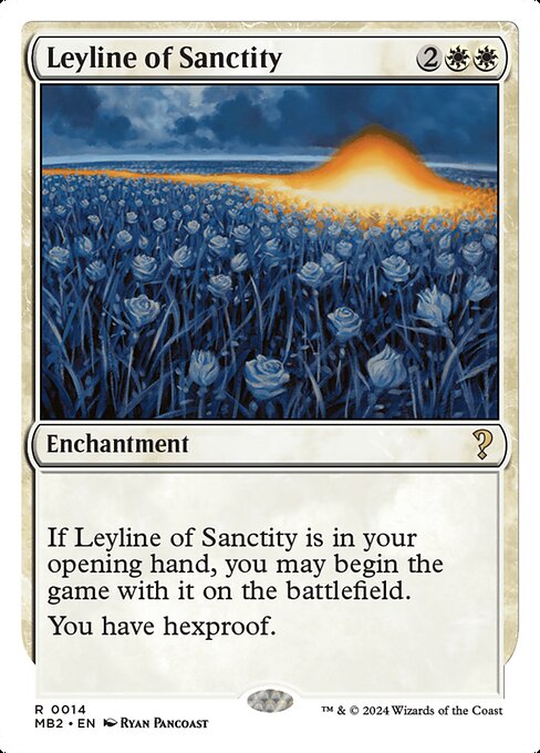 Leyline of Sanctity - Mystery Booster 2