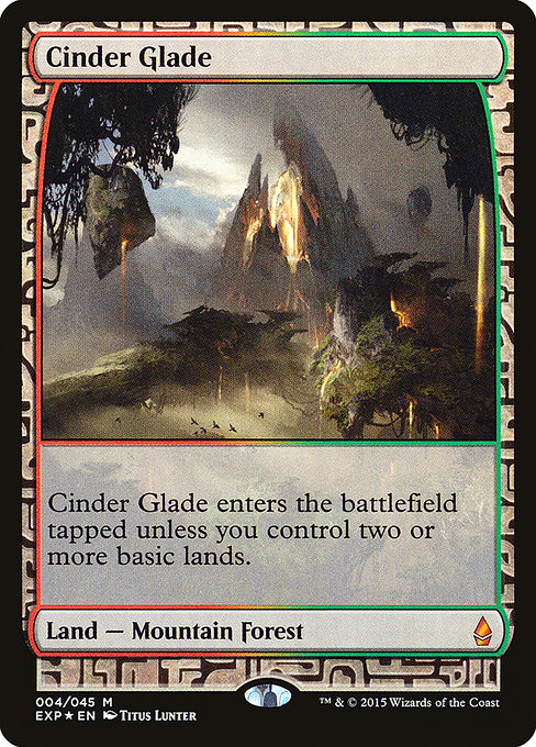 Cinder Glade - Zendikar Expeditions - Promo Foil