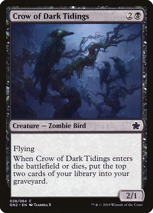 Crow of Dark Tidings - Game Night 2019