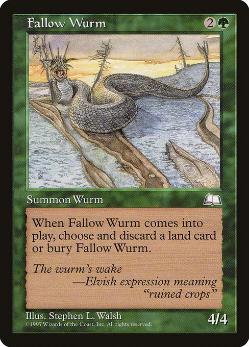 Fallow Wurm - Weatherlight