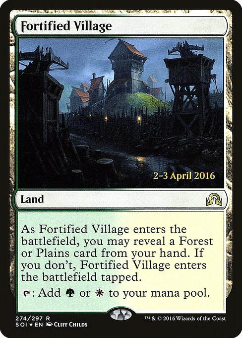 Fortified Village - Shadows over Innistrad Promos - Promo Foil