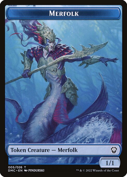 Merfolk - Dominaria United Tokens