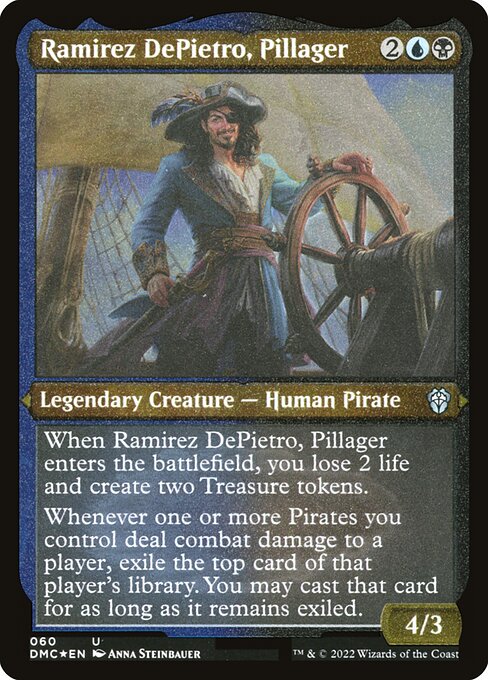 Ramirez DePietro, Pillager - Dominaria United Commander - Etched Foil