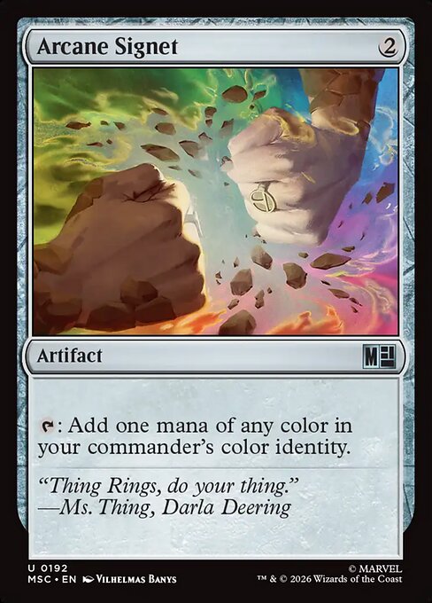 Arcane Signet - Marvel Super Heroes Commander