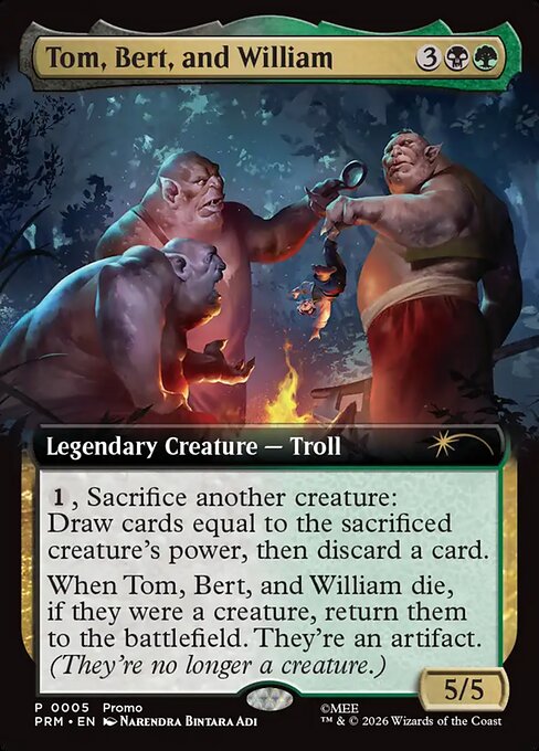 Tom, Bert, and William - URL/Convention Promos - Extended Art
