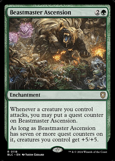 Beastmaster Ascension - Bloomburrow Commander