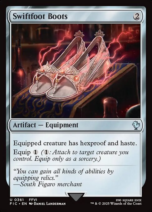 Swiftfoot Boots - Final Fantasy Commander - Surge Foil