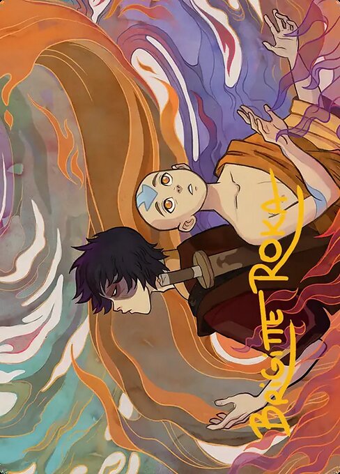 Fated Firepower - Avatar: the Last Airbender Art Cards - Borderless