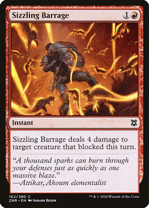 Sizzling Barrage - Zendikar Rising