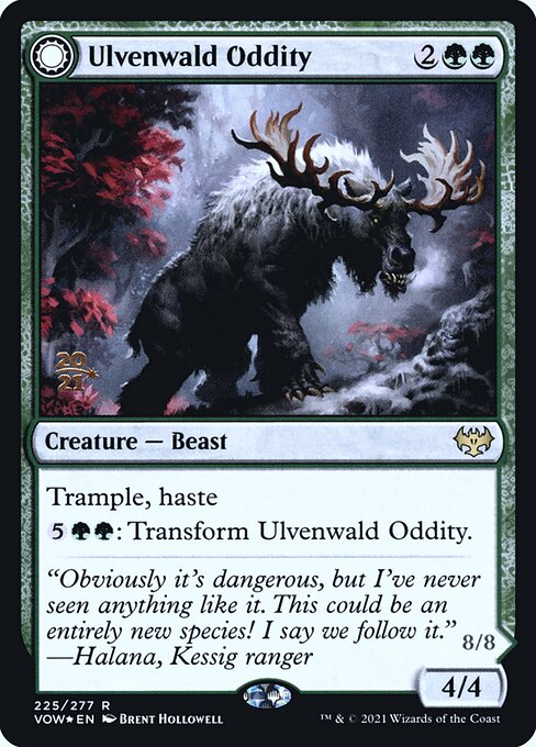 Ulvenwald Oddity // Ulvenwald Behemoth - Innistrad: Crimson Vow Promos - Promo Foil