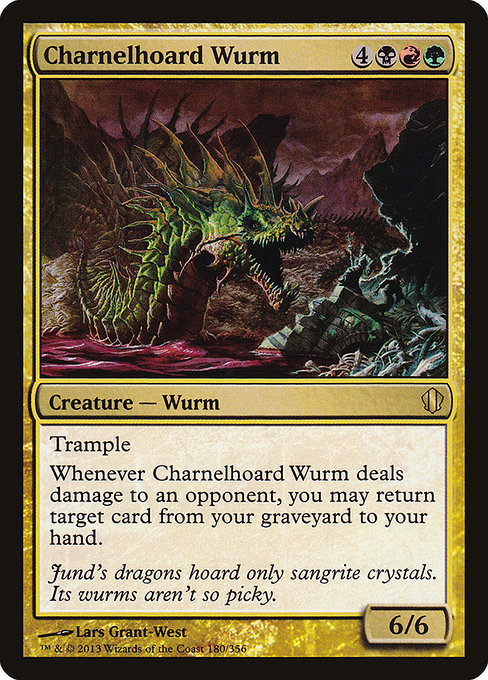 Charnelhoard Wurm - Commander 2013