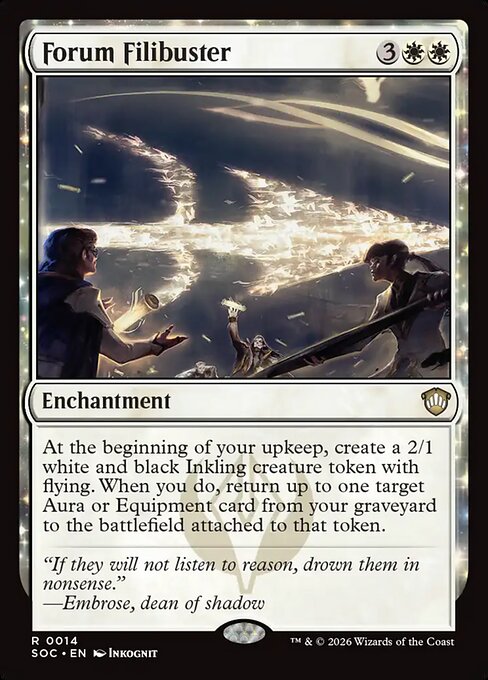 Forum Filibuster - Secrets of Strixhaven Commander