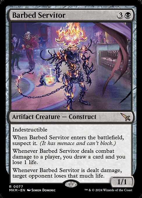 Barbed Servitor - Murders at Karlov Manor